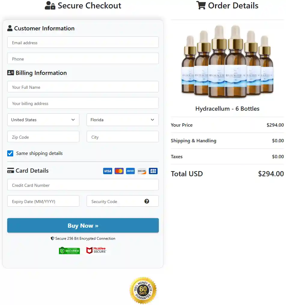 Buy Hydracellum from official website secure checkout